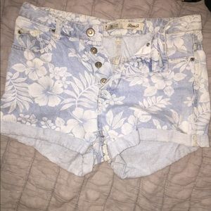 High waisted shorts